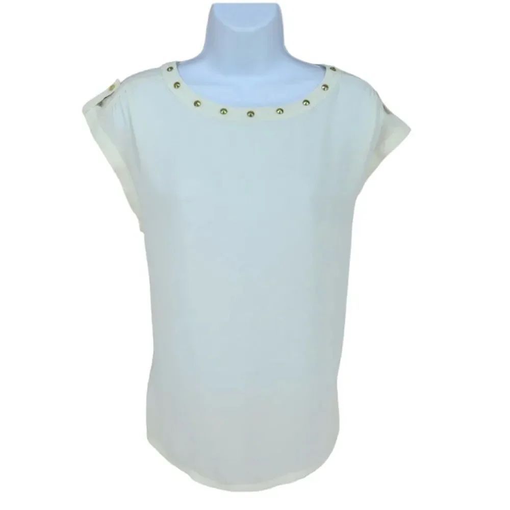 ✨Forever 21 Studded Chiffon Sleeveless Blouse✨